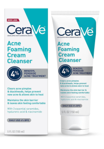 CeraVe Acne Foaming Cream Cleanser